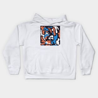 Abstract Camo Kids Hoodie